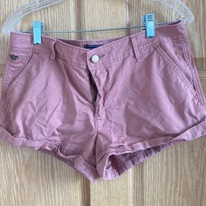 Abercrombie shorts in dark blush